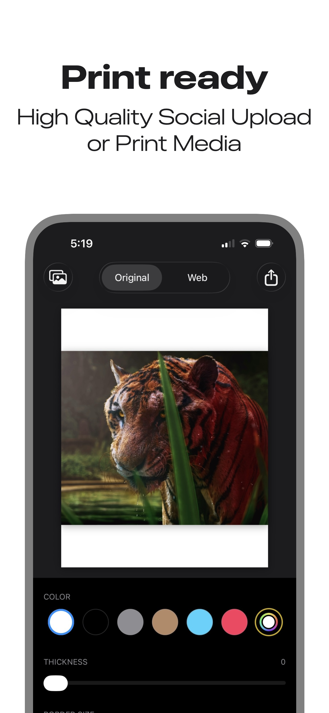 Print ready screenshot